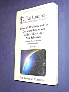 Teaching Co Great Courses  TRANSCRIPTS :    EINSTEIN'S RELATIVITY   new & sealed - Picture 1 of 1