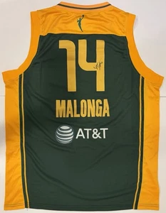 Dominique Malonga Autographed/Signed Seattle Storm Jersey Exact Proof! France - Picture 1 of 5