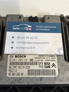 THP MED17.4 CALCULATEUR MOTEUR A DECODER PEUGEOT CITROEN 0261S05191 9666325680 - Imagen 1 de 11
