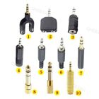 3.5mm 6.5mm Male Audio Adapter to Stereo Plug Connector For Aux Speaker 10H