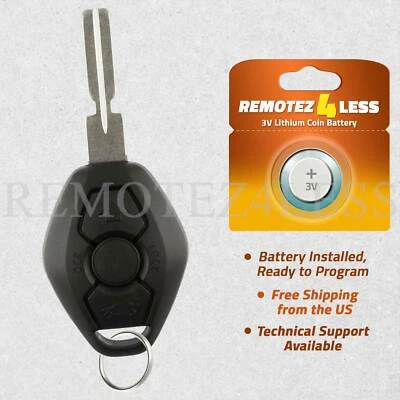 For 2000 2001 2002 2003 2004 2005 BMW X5 Remote Car Notch Key LX8 FZV Foto 1 de 4