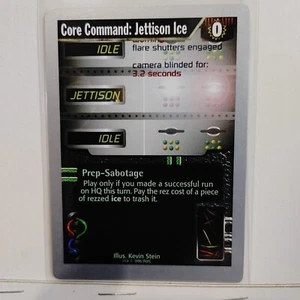 CORE COMMAND: JETTISON ICE -- NETRUNNER CCG -- LIMITED v1.0 --- NM - Picture 1 of 1