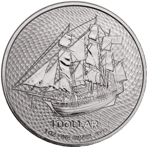 Silver HMS Bounty Coin 2023 - Cook Islands | Collectible & Investment - Picture 1 of 2