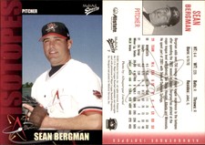 Sean Bergman 2003 MultiAd Albuquerque Isotopes #7 Card *AutographDen*