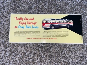 Vintage THE GRAY LINE Szenische Memoiren meiner Tour nach Chicago POSTKARTENHEFT unbenutzt - Bild 1 von 8