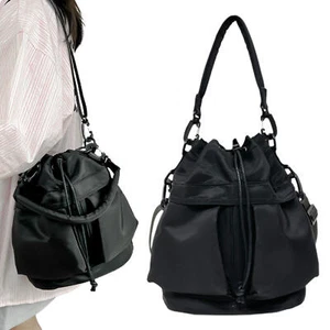Fashion Women Handbags Waterproof Nylon Shoulder Bags Crossbody Bags Bucket Bag - Picture 1 of 16
