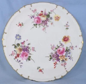 Royal Crown Derby Posies Dinner Plate Flowers Porcelain Vintage Posie Ely HELP - Picture 1 of 6