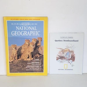 May 1980 National Geographic Magazine with Newfoundland & Quebec Supplement - Bild 1 von 15