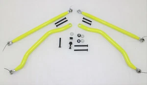 rear upper lower High Max Clearance Radius Bar Kit LIME for 2017-21 POLARIS RZR - Imagen 1 de 6