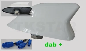Shark GPS WIFI RADIO FM / AM DAB + FAKRA Antenna Car Roof Navi Internet White - Picture 1 of 4