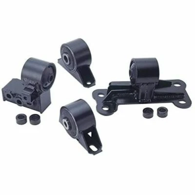 Cusco 116 910 A Engine Mount Set HD-Rubber Black For Toyota Corolla NEW - Image 1 of 3