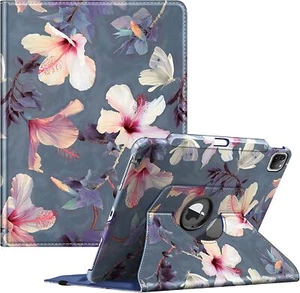 Rotating Case For Apple iPad Pro 12.9'' 6th Gen 2022 360 Swiveling Cover Stand - Picture 1 of 28