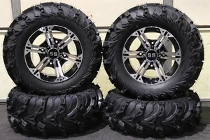 SPORTSMAN XP1000 27" MUD LITE II & 14" VIPER M/B ATV TIRE & WHEEL KIT POL1CA - Picture 1 of 7