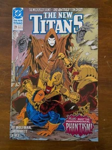 NEW TEEN TITANS #73 (DC,1984, 2nd series)VF/+ Deathstroke - Picture 1 of 1