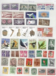 SOUTH AFRICA. OLD TO MODERN MINT AND USED COLLECTION ON PAGES. 706 STAMPS (C137) - Picture 1 of 17