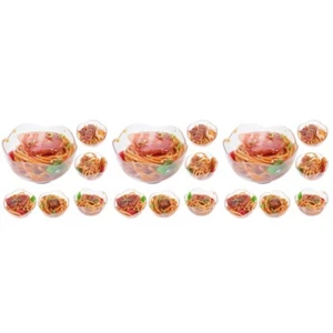 Set of 3 Simulation Food Model Child Realistic Props for Display - Zdjęcie 1 z 12