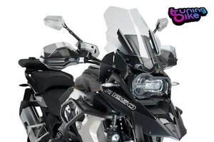 PUIG SUPPORT E.R.S. POUR SAUTE VENT POUR BMW R1250 GS 2018 NOIR - Photo 1/1