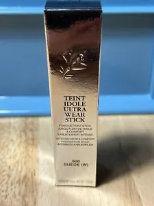 Lancome- Teint Idole Ultrawear Foundation Stick With Brush - #500 Suede W - NIB - Picture 1 of 4