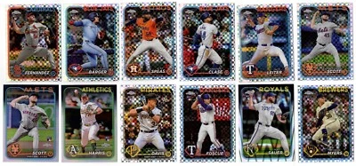 2024 Topps Chrome Update - 12 CARD ROOKIE LOT - ALL PARALELLS! - NM-MT - Image 1 of 2