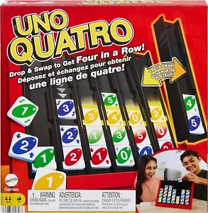 NEW Mattel - UNO Quatro Edition Tile Game - Picture 1 of 6