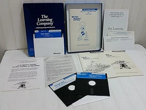 PC Games THE LEARNING COMPANY Writer Rabbit & Think Quick Floppy Disks Complete  - Picture 1 of 6