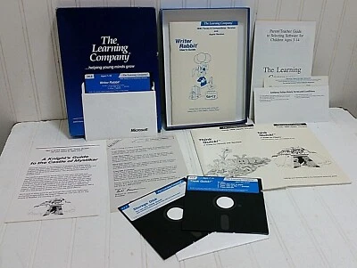 PC Games THE LEARNING COMPANY Writer Rabbit & Think Quick Floppy Disks Complete  - Image 1 of 4