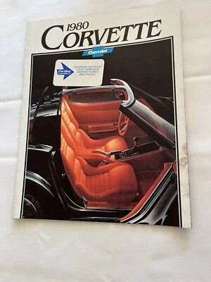 Folleto de ventas Chevrolet Corvette 1980 Foto 1 de 4