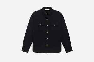 3sixteen CPO Shirt Overdyed Black Sashiko Size XL