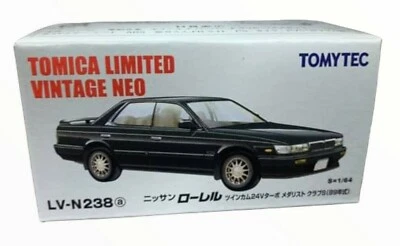 Tomytec Tomica Limited Vintage Nissan Laurel Medalist Club S Black LV-N238a 1:64 - Image 1 of 2