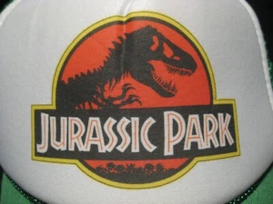 Vintage 90's NISSUN Jurassic Park Green/White ONE SIZE FITS ALL Trucker Hat - Picture 1 of 5