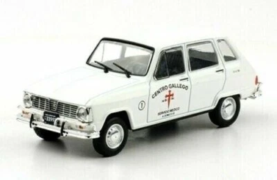 Renault 6 1971 Auto Ambulanza Medica Rara Argentina Diecast Scala 1:43+ Rivista - Immagine 1 di 3