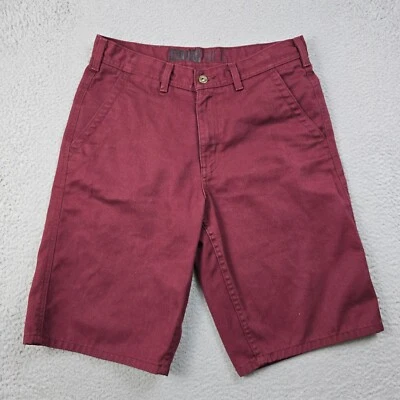 Freeworld Boardshorts Para Hombres 32 Rojo Borgoña Denim Chino Patinador Streetwear Preppy Foto 1 de 4