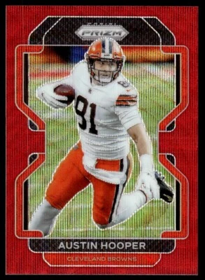 2021 Panini Prizm RED WAVE /149 Austin Hooper Cleveland Browns #262 - Image 1 of 2