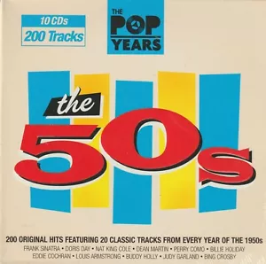 THE 50'S 10 CD'S 200 ORIGINAL HITS NEU DORIS DAY BUDDY HOLLY PAUL ANKER PEGGY LE - Imagen 1 de 5