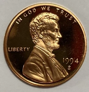 1994 S - Lincoln Memorial Cent - Gem Proof (One Coin) - Picture 1 of 2