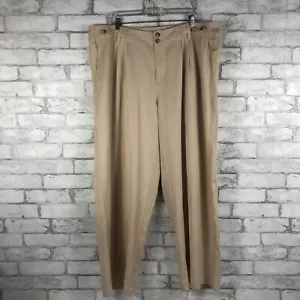 MADEWELL NWT $118 PLUS Harlow Wide-Leg Pant Drapey Twill Harvest Moon 18W NH246 - Picture 1 of 8