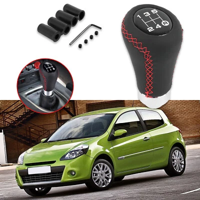 For Renault Clio3 Megane Manual Gear Stick Shift Knob Shifter Lever Head 5 Speed - Image 1 of 4