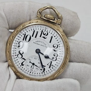 Rare Vintage Hamilton Railway Special Cal 992-B 21 Jewel USA 10k Gold Filled - Picture 1 of 18