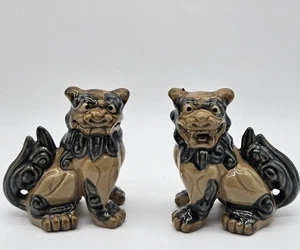 Shisha Foodog Ryukyuan Löwe Kulturfigur Dekoration Okinawa Japan Terrakota - Bild 1 von 21