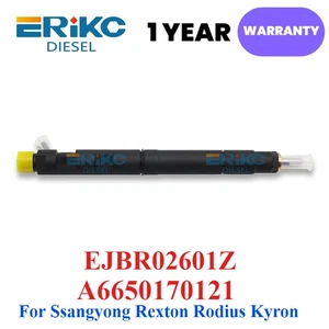Inyector diésel A6650170121 EJBR02601Z para Ssangyong Rexton Rodius Kyron 27 Xdi - Imagen 1 de 5