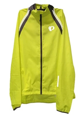 Women’s Pearl Izumi Elite Cycling Barrier Convertible Jacket Hi-Vis Yellow - Image 1 of 4