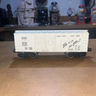 Lionel Model Trains SL-SF 6014 BLT 7-57 Ship It On The Frisco! Box Car - Image 1 of 4