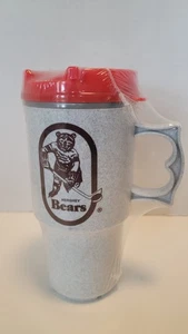 HERSHEY BEARS Vintage Travel Mug Old Skating Bear Logo AHL Rare Sealed 90's Cup - Bild 1 von 5