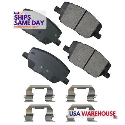 Freno Akebono ACT1811, Juego de 4 Cerámicos Fiat 500X Se Adapta a Jeep Co Mpass 19-16 Se Adapta  Foto 1 de 4