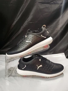 Puma Ignite Blaze Pro Damen-Golfschuhe (schwarz/rosewasserfarben) Größe 9 - Bild 1 von 7