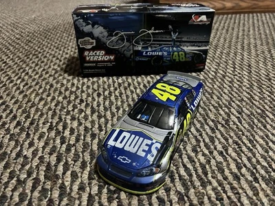 Jimmie Johnson 2006 Brickyard 400 Raced Win Version Lowe’s Nascar 1/24 Diecast  - Image 1 of 4