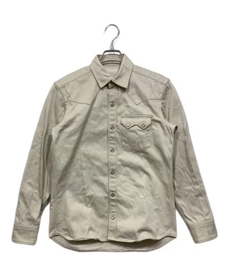 Camisa ocidental FRANKLIN TAILORED tamanho: 3 masculina marfim - Imagem 1 de 4