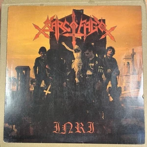 SARCOFAGO -I.N.R.I -ORIGINAL BRAZILIAN COGUMELO PRODS LP - COG 007 -BIG RARITY!! - Picture 1 of 4