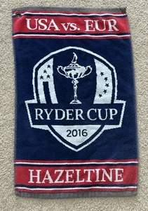 Ryder Cup 2016 USA Vs EUR Hazeltine Devant Sport Golf Towel - Picture 1 of 7