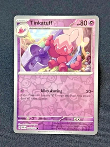 Tinkatuff 084/182 Holograma Inverso - SV04: Paradox Rift Pokémon Juego de Cartas Coleccionables - Casi Nuevo - Imagen 1 de 2